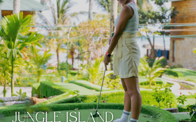 Jungle Island Adventure Golf Near The Orchid Hotel, Epsom
